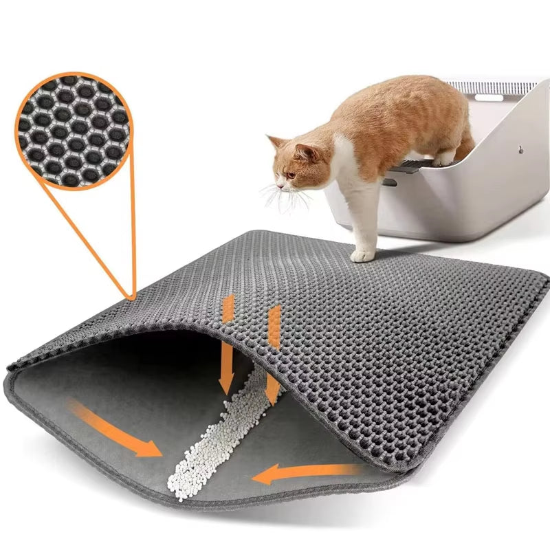 Tapis de litière pour chat imperméable