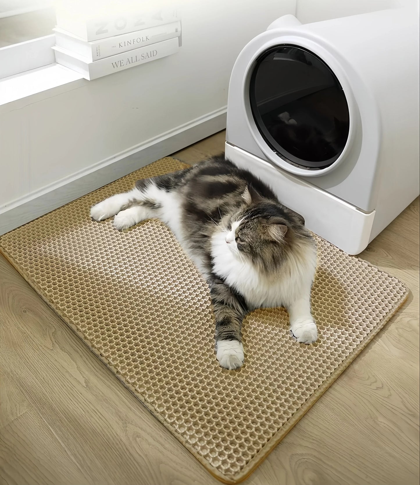 Tapis de litière pour chat