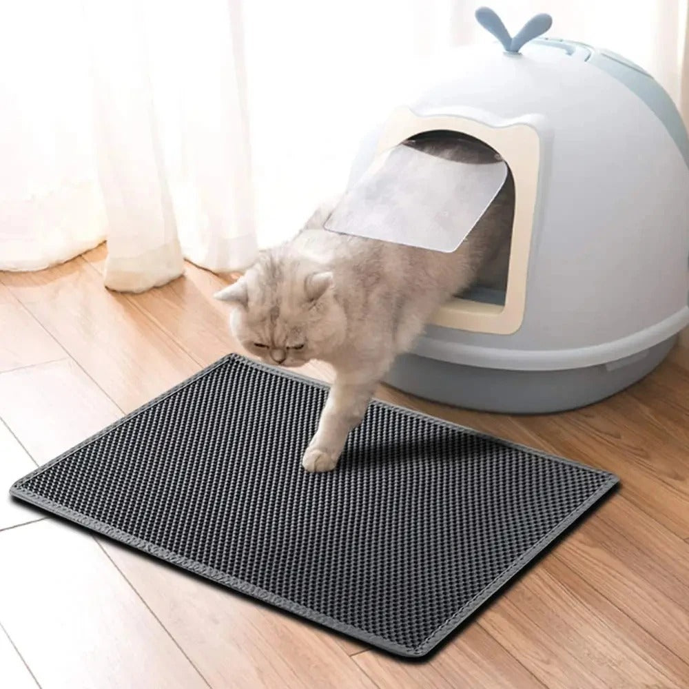 Tapis de litière pour chat